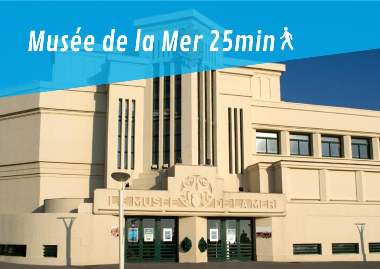 Lalanne Btz, Duplex Jardinet Pres De La Plage Biarritz Zewnętrze zdjęcie