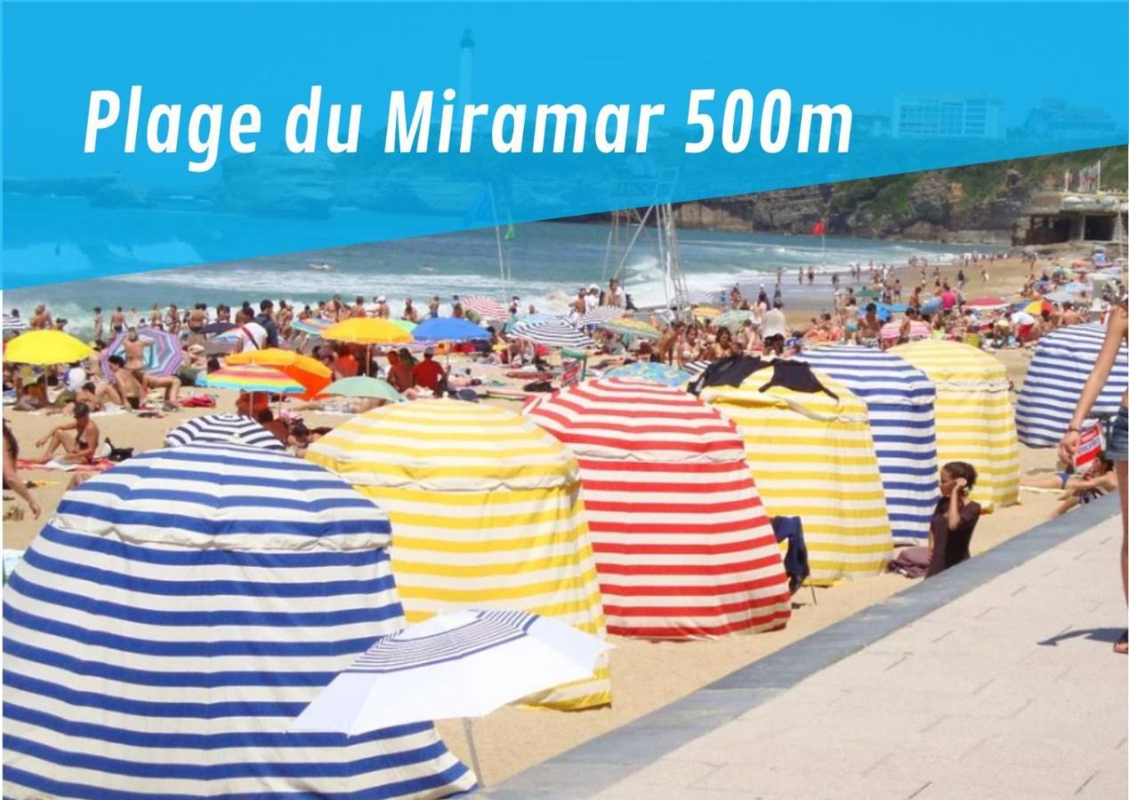 Lalanne Btz, Duplex Jardinet Pres De La Plage Biarritz Zewnętrze zdjęcie